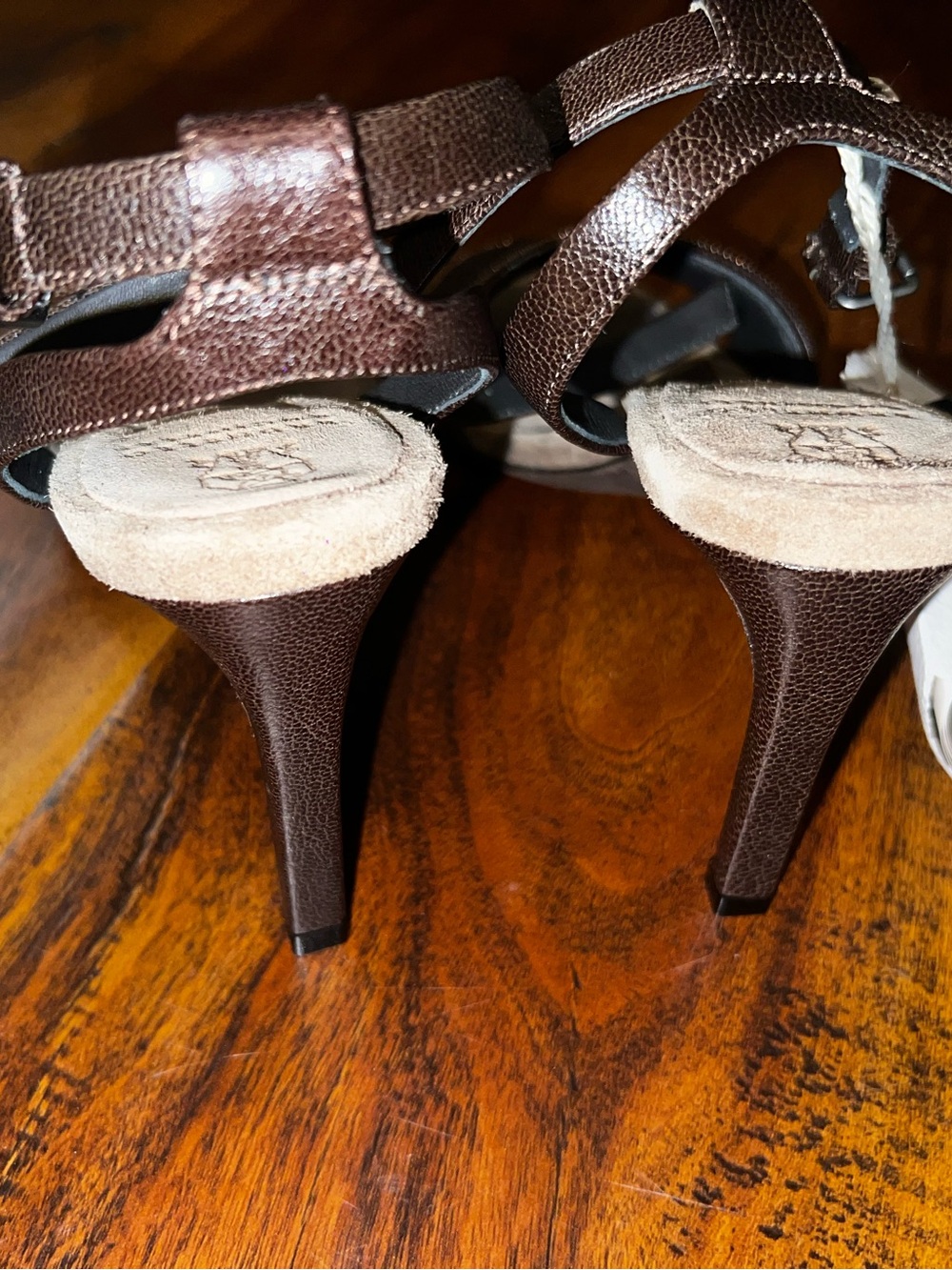 NWT Brunello Cucinelli Dark Brown Goat Leather Monili Sandal SIZE IT 35 (US 5) - Picture 11 of 14